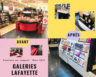 Nos travaux pour les Galeries Lafayette 