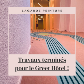 Travaux terminés pour le Greet Hôtel ! 