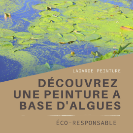 Une peinture éco-responsable à base d'algues 